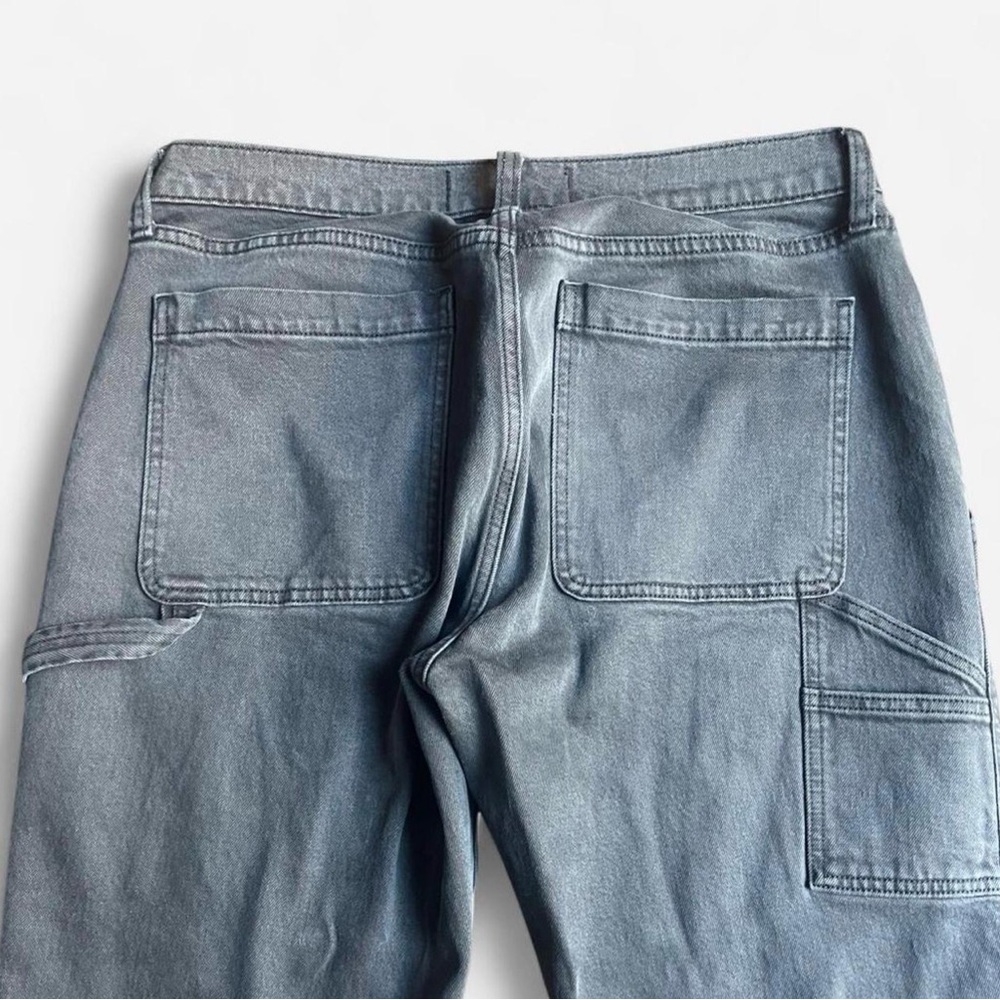 Abercrombie & Fitch Vintage Denim Athletic Loose Workwear Jean •W31 L30 In Black - Picture 5 of 8